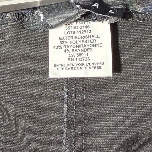 Tribal Womens Legging,Medium Navy Floral Stretch Pull On Slim Fit Pants - Picture 5 of 8